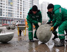 Продаж та монтаж - напівсфери бетонні від компанії Stone Town в Білій Церкві, Києві та Київській області